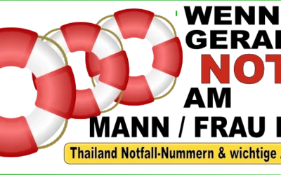 Thailand Notfall-Nummern & wichtige Adressen