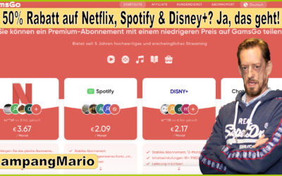 Geld sparen beim Streaming mit Gamsgo